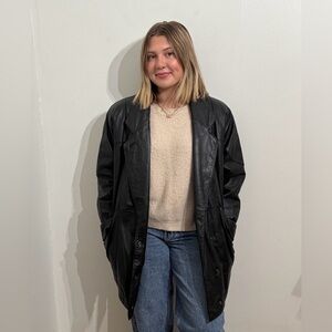 Wilson Black Leather Jacket